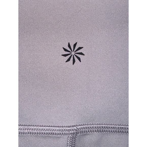 Athleta Light Purple/ Lilac Capri Cropped 'Transcend Tight Leggings' Size Large - Picture 3 of 5